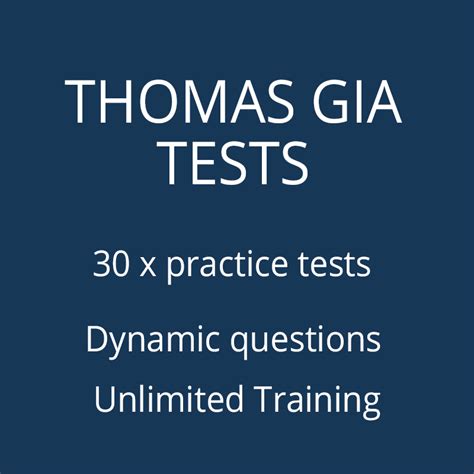 thomas gia test practice